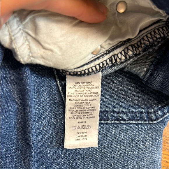 🎉HP🎉 Ann Taylor Blue Women's Jeans with Embroidered Hem - Picture 5 of 5